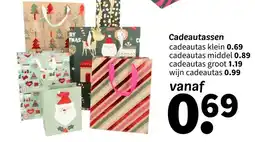 Wibra Cadeautassen aanbieding