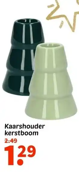 Wibra Kaarshouder kerstboom aanbieding