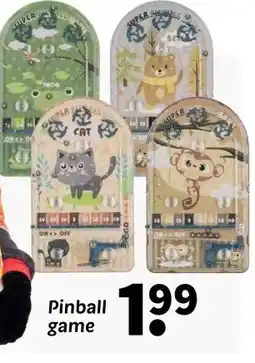 Wibra Pinball game aanbieding