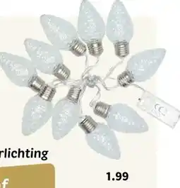 Wibra LED verlichting dennenappels transparant aanbieding