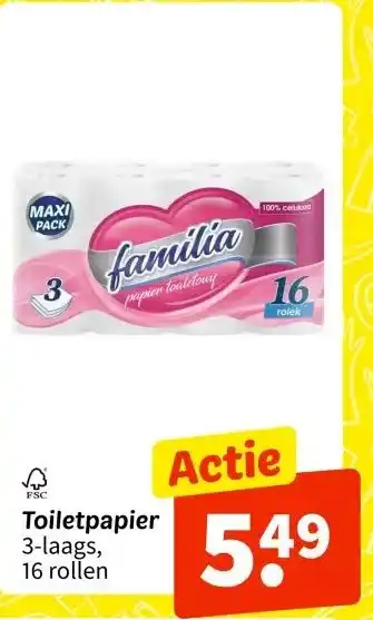 Wibra Toiletpapier aanbieding