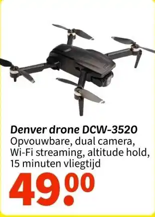 Wibra Denver drone DCW-3520 aanbieding