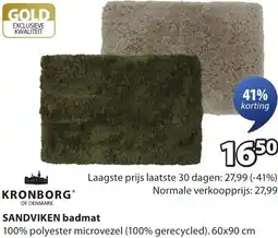 Jysk Sandviken badmat aanbieding