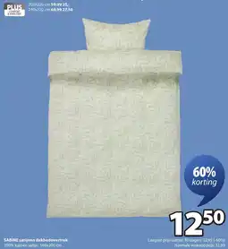 Jysk Sabine satijnen dekbedovertrek aanbieding