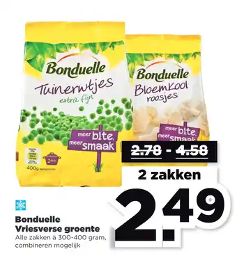 PLUS Bonduelle Vriesverse groente aanbieding