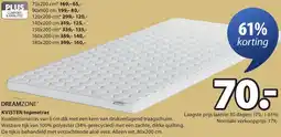 Jysk Dreamzone Kvisten topmatras aanbieding