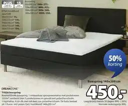 Jysk Dreamzone Tyssa boxspring aanbieding