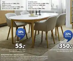 Jysk Marstrand tafel aanbieding