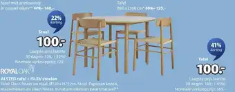 Jysk Alsted tafel aanbieding