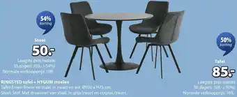 Jysk Ringsted tafel aanbieding