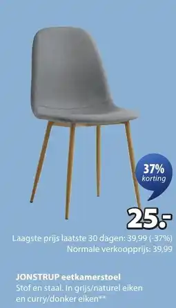 Jysk Jonstrup eetkamerstoel aanbieding