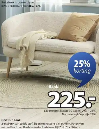 Jysk Gistrup bank aanbieding