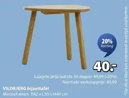 Jysk Vildbjerg bijzettafel aanbieding