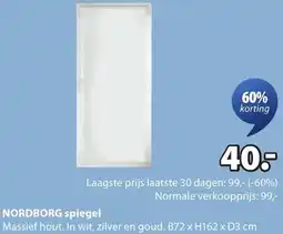 Jysk Nordborg spiegel aanbieding