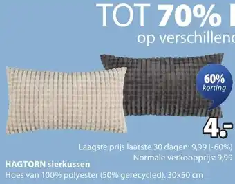 Jysk Hagtorn sierkussen aanbieding