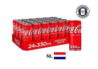 Joybuy Coca-Cola Original Taste 24 x 330 ml aanbieding