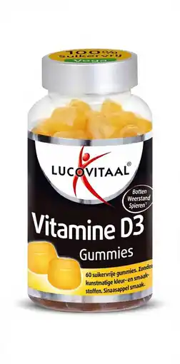 Joybuy Lucovitaal Vitamin D3 Gummies Vegan 60pcs aanbieding