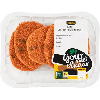 Jumbo Jumbo Gourmet Mini Zigeunerschnitzel 150 g aanbieding