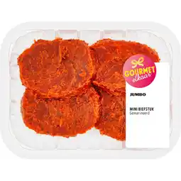 Jumbo Jumbo Gourmet Mini Biefstuk Gemarineerd 120 g aanbieding