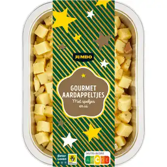 Jumbo Jumbo Gourmet Aardappeltjes met Spekjes en Ui 350 g aanbieding