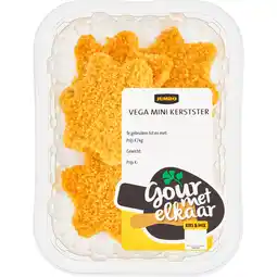Jumbo Jumbo Gourmet Vega Mini Kerstster 150 g aanbieding