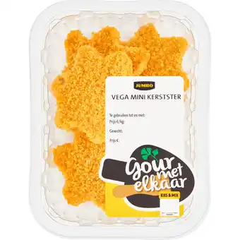 Jumbo Jumbo Gourmet Vega Mini Kerstster 150 g aanbieding