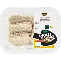 Jumbo Jumbo Gourmet Elkaar Mini Gehakt Cordonbleu 210 g aanbieding