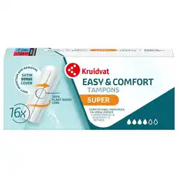 Kruidvat Kruidvat Kruidvat Easy & Comfort Super Tampons aanbieding