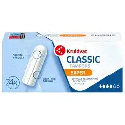 Kruidvat Kruidvat Classic Super Tampons aanbieding
