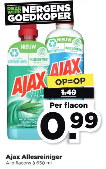 PLUS Ajax Allesreiniger aanbieding