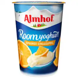 Dekamarkt Almhof Roomyoghurt Spaanse sinaasappel aanbieding