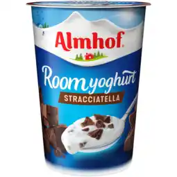 Dekamarkt Almhof Roomyoghurt stracciatella aanbieding