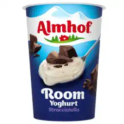 Dekamarkt Almhof Roomyoghurt stracciatella aanbieding
