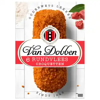 Dekamarkt Van Dobben Croquetten rundvlees 6 stuks aanbieding