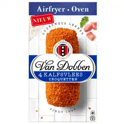 Dekamarkt Van Dobben Oven & airfryer croquetten kalfsvlees 4 stuks aanbieding