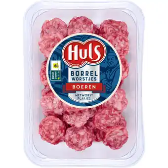 Dekamarkt Huls Boerenmetworst gesneden aanbieding