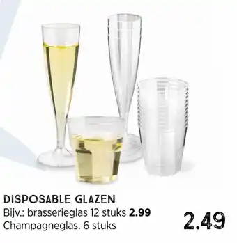 Xenos Disposable glazen aanbieding