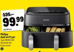 Makro Philips dual airfryer aanbieding