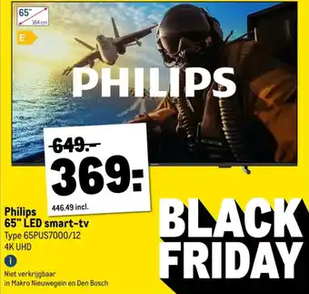 Makro Philips LED smart tv aanbieding