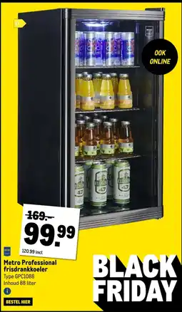 Makro Metro Professional frisdrankkoeler aanbieding