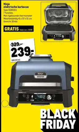 Makro Ninja elektrische barbecue aanbieding