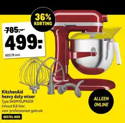 Makro KitchenAid heavy duty mixer aanbieding