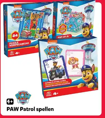 Intertoys PAW Patrol spellen aanbieding