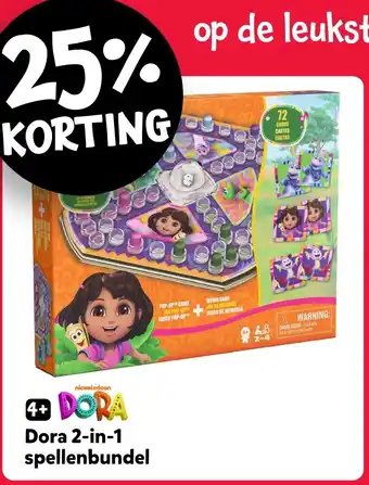 Intertoys Dora 2 in 1 spellenbundel aanbieding