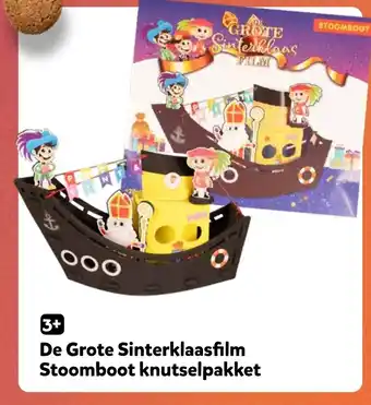 Intertoys De Grote Sinterklaasfilm Stoomboot knutselpakket aanbieding