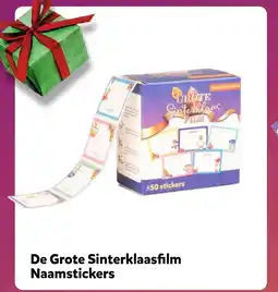 Intertoys De Grote Sinterklaasfilm Naamstickers aanbieding