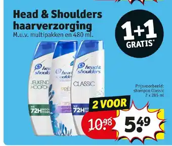 Kruidvat Head & Shoulders haarverzorging aanbieding