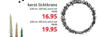 Deka Tuin Kerst lichtkrans aanbieding