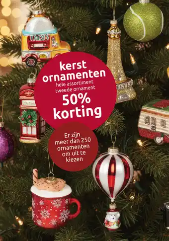 Deka Tuin Kerst ornamenten aanbieding