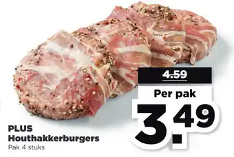 PLUS PLUS Houthakkerburgers aanbieding